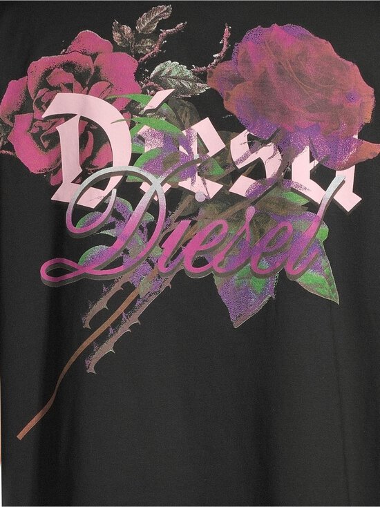 Diesel - Boggy Flower t-paita - BLACK BLACK BLACK 9XX | Stockmann - photo 5