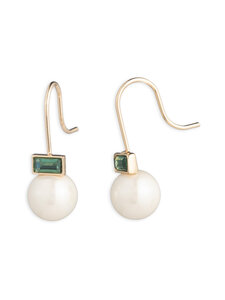 Lauren Ralph Lauren - Emmylou Pearl Baguette Drop -korvakorut - GLD/ERINITE | Stockmann