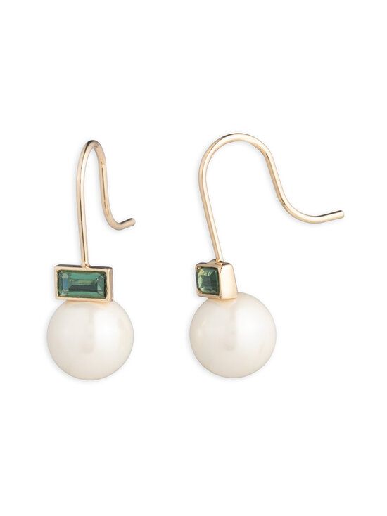 Lauren Ralph Lauren - Emmylou Pearl Baguette Drop -korvakorut - GLD/ERINITE | Stockmann - photo 1