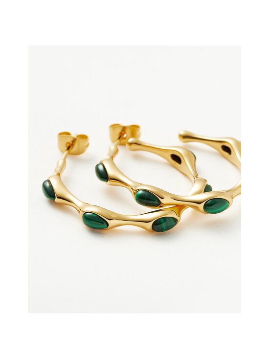 MISSOMA - Green Malachite Medium -korvakorut - GOLD - photo 2 MISSOMA - Green Malachite Medium -korvakorut - GOLD | Stockmann - photo 2