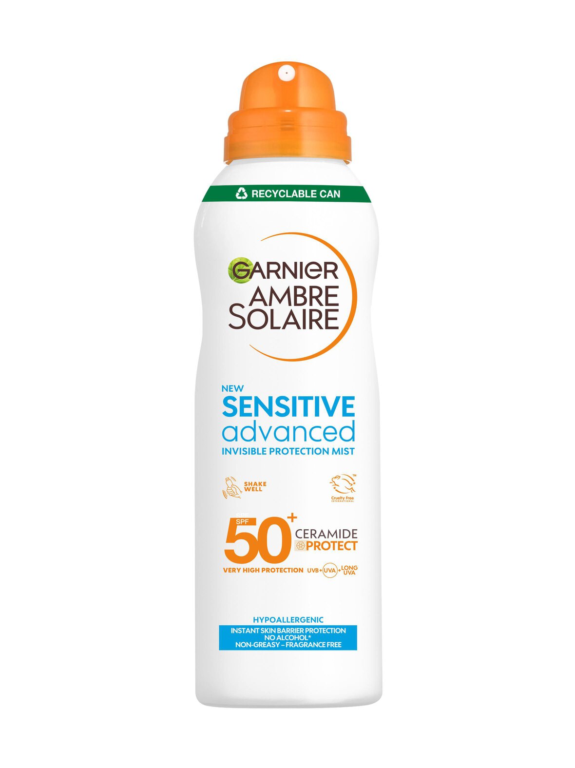 Garnier Ambre solaire sensitive advanced dry touch spf50 sun protection spray -aurinkosuojasuihke