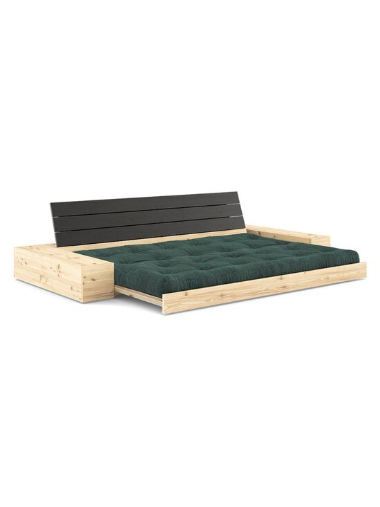 Karup - Base-futonsohva laatikoilla Corduroy-kangas seaweed/musta L 244 cm - GREEN | Stockmann - photo 2