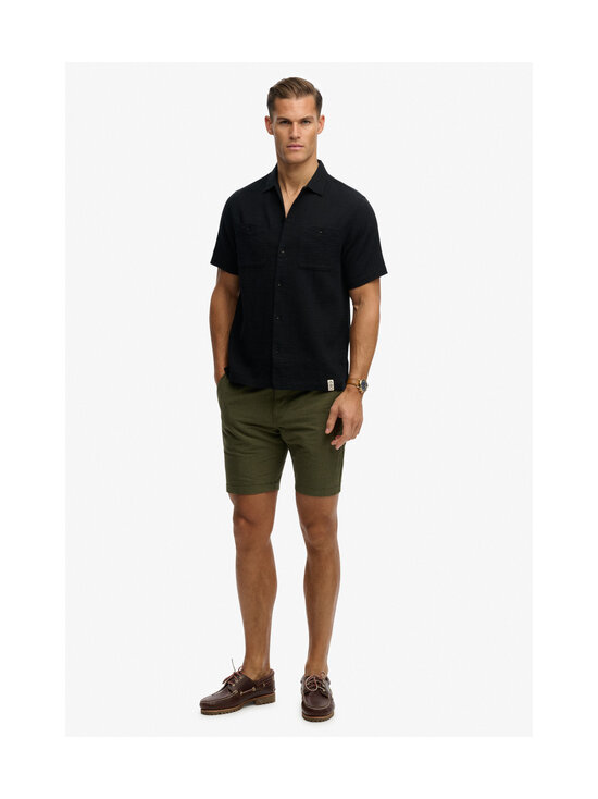 Superdry - Merchant Textured -kauluspaita - 02A BLACK | Stockmann - photo 5