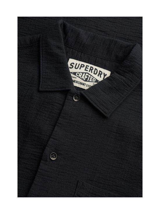 Superdry - Merchant Textured -kauluspaita - 02A BLACK | Stockmann - photo 6