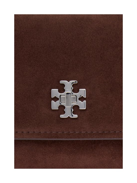 Tory Burch - Kira Turnlock Suede Mini Bag -mokkanahkalaukku - DARK COCOA | Stockmann - photo 4