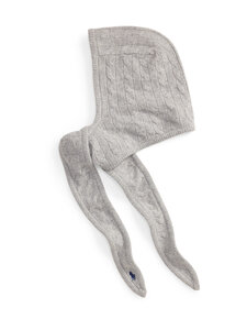 Polo Ralph Lauren - Pīņu adījuma kapuce-šalle - 002 SOFT GREY | Stockmann