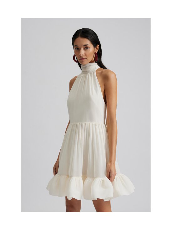 Malina - Fern Halterneck Ruffled -minimekko - WHITE | Stockmann - photo 3