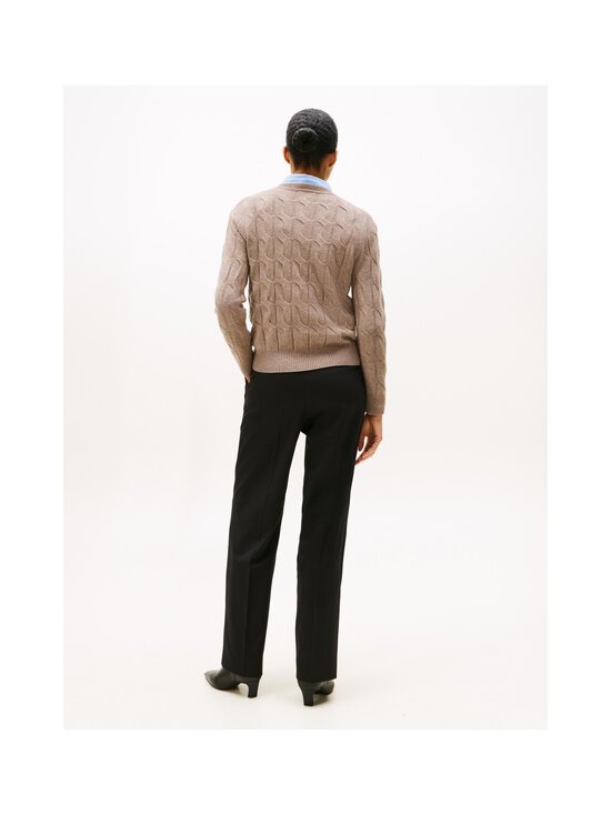 Tommy Hilfiger - Palmikkoes kudum Soft Wool - ADL HEATHERED TAUPE | Stockmann - photo 3