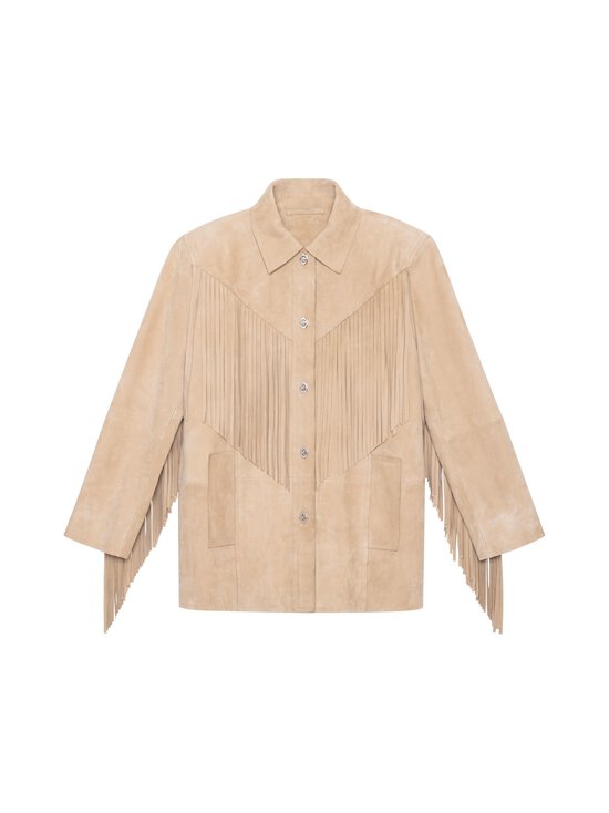 Stand Studio - Estee Fringe Jacket -mokkanahkatakki - 10500 SAND | Stockmann - photo 1