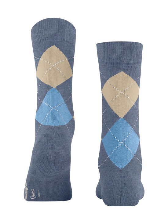 Burlington - Polymaid Check Queen Ankle Socks - LIGHT JEANS (6662) | Stockmann - photo 2