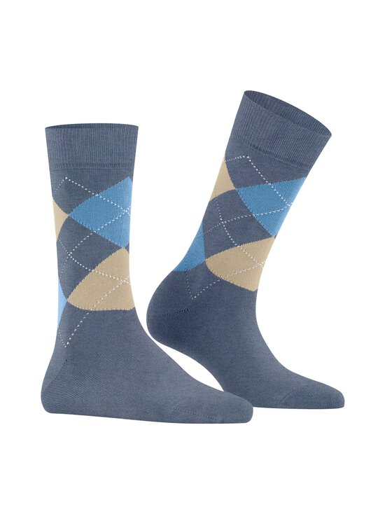 Burlington - Polymaid Check Queen Ankle Socks - LIGHT JEANS (6662) | Stockmann - photo 3