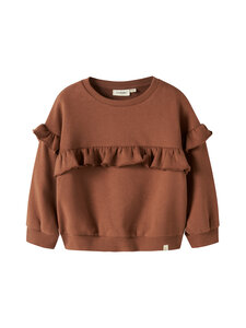 Lil' Atelier - NmfiLondon Loose džemperis ar volāniem - MAPLE SYRUP | Stockmann