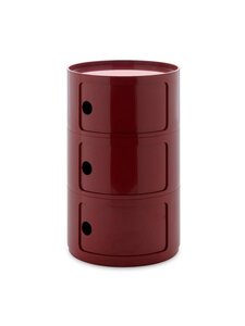 Kartell - Componibili Big -säilytyskaluste 3-osainen burgundy - PINK | Stockmann