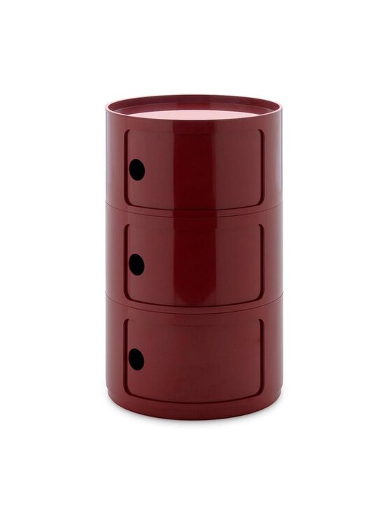 Kartell - Componibili Big -säilytyskaluste 3-osainen burgundy - PINK | Stockmann - photo 1