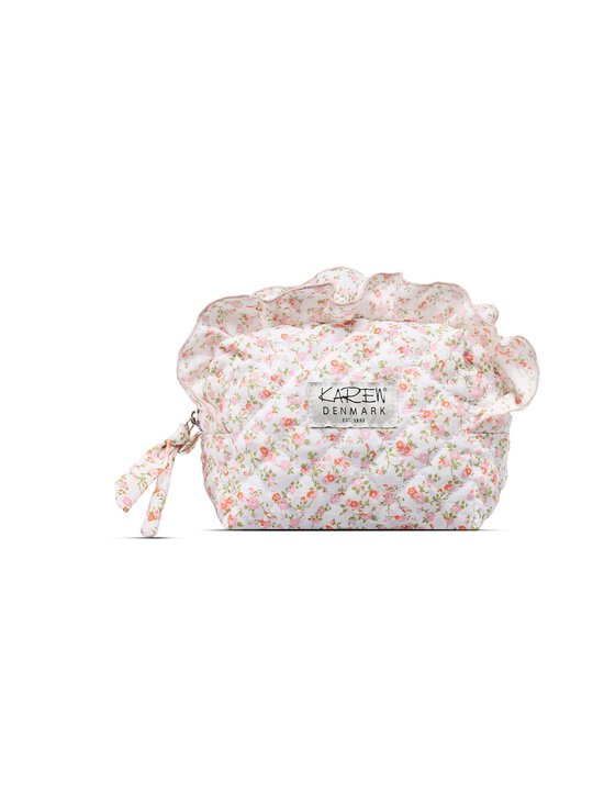 Karen - Small Floral Print -kosmetiikkalaukku - PINK W/FLOWERS | Stockmann - photo 1