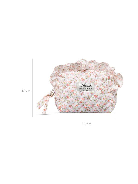 Karen - Small Floral Print -kosmetiikkalaukku - PINK W/FLOWERS | Stockmann - photo 2