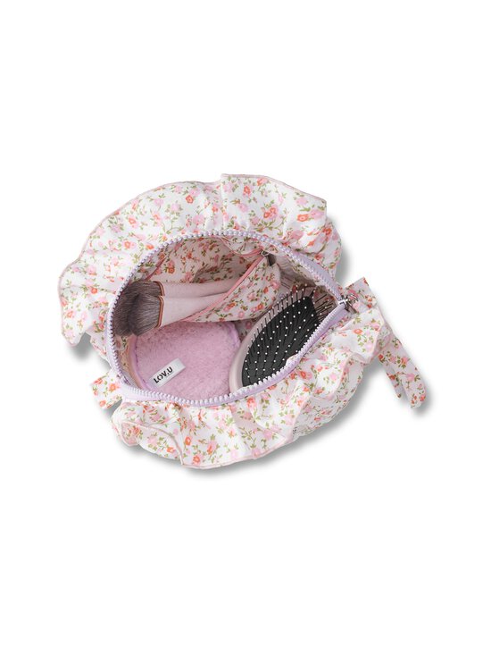 Karen - Small Floral Print -kosmetiikkalaukku - PINK W/FLOWERS | Stockmann - photo 3