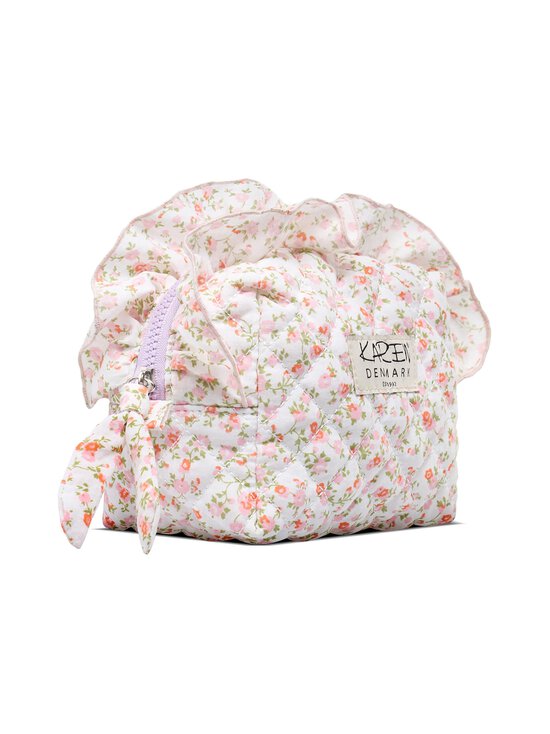 Karen - Small Floral Print -kosmetiikkalaukku - PINK W/FLOWERS | Stockmann - photo 4