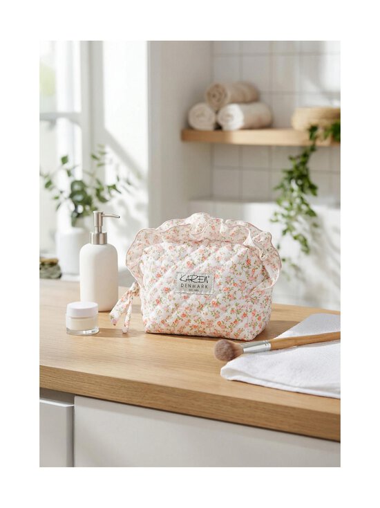 Karen - Small Floral Print -kosmetiikkalaukku - PINK W/FLOWERS | Stockmann - photo 7