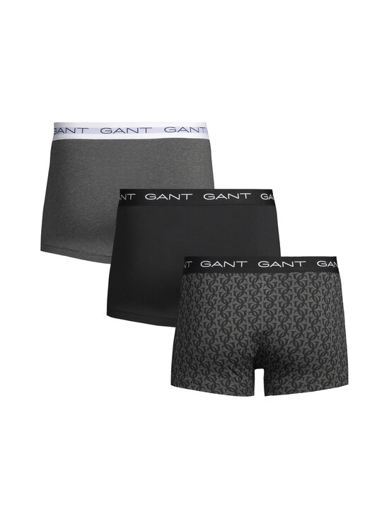 GANT - Monogram Print -alushousut 3-pack - 5 BLACK | Stockmann - photo 2