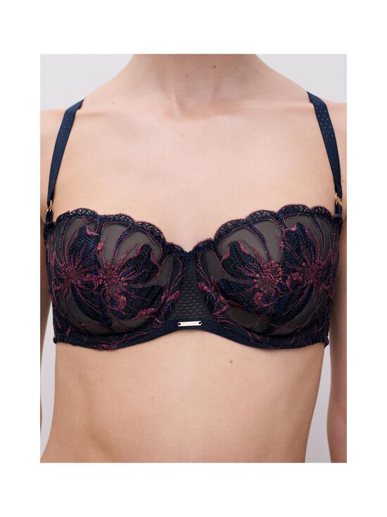 Chantelle - Fleurs Signature Half-Cup Balcony -rintaliivit - B00 SAILING BLUE LUREX | Stockmann - photo 4