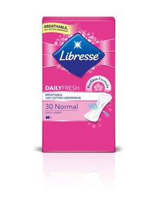 Libresse - Normal -pikkuhousunsuoja 30 kpl Libresse - Normal -pikkuhousunsuoja 30 kpl | Stockmann