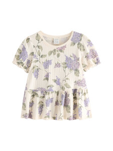 Lindex - Peplum tops - 6728 WHITE | Stockmann