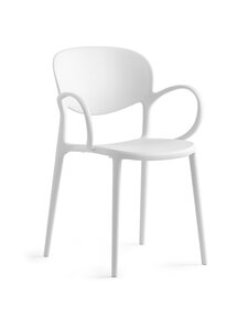 Calligaris - Abby-tuoli käsinojilla - VALKOINEN | Stockmann