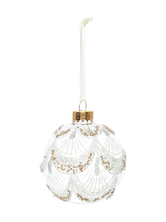 Villa Stockmann - Glass Translucent Ball -joulukoriste - SILVER | Stockmann - photo 1