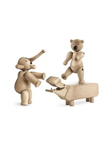 Kay Bojesen - Multi-pack Liliput koka figūriņas 3 gab. - WOOD OAK | Stockmann