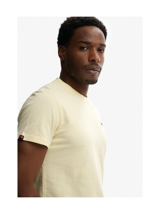 Superdry - Essential Logo Embroidery t-paita - J7L PASTEL YELLOW/NAVY | Stockmann - photo 3