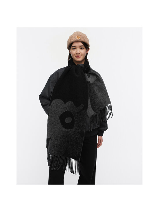 Marimekko - Onnekas Unikko šalle - 990 BLACK - photo 5 Marimekko - Onnekas Unikko šalle - 990 BLACK | Stockmann - photo 5