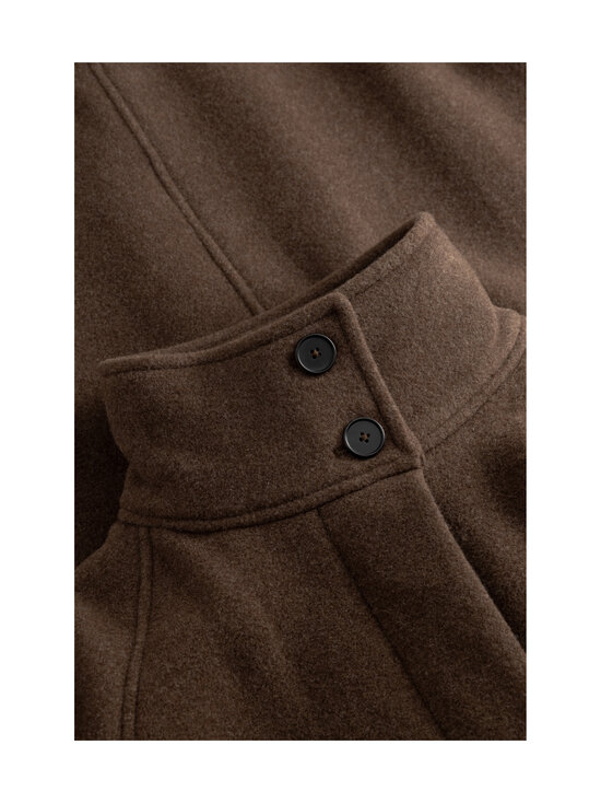 Rue de Tokyo - Villane mantel Chiharu Heavy Wool - BROWN MELANGE | Stockmann - photo 2
