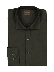 Oscar Jacobson - Brushed Flannel krekls ar apkakli - 832 ROSCIOLA GREEN Oscar Jacobson - Brushed Flannel krekls ar apkakli - 832 ROSCIOLA GREEN | Stockmann