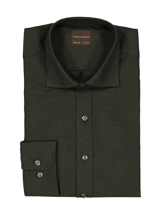 Oscar Jacobson - Brushed Flannel krekls ar apkakli - 832 ROSCIOLA GREEN - photo 1 Oscar Jacobson - Brushed Flannel krekls ar apkakli - 832 ROSCIOLA GREEN | Stockmann - photo 1