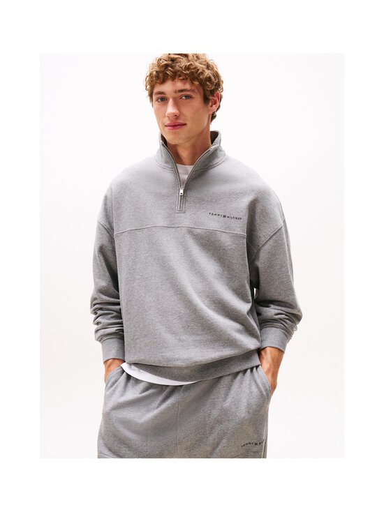 Tommy Hilfiger - Half Zip pidžamas krekls - P4A MEDIUM GREY HEATHER | Stockmann - photo 3