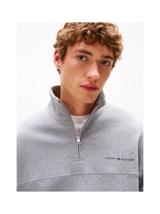 Tommy Hilfiger - Half Zip pidžamas krekls - P4A MEDIUM GREY HEATHER | Stockmann - photo 4