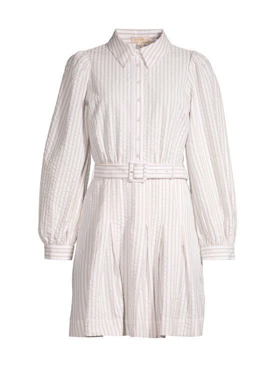 by TiMo - Seersucker Pleated -mekko - 816 - KHAKI STRIPE | Stockmann - photo 1