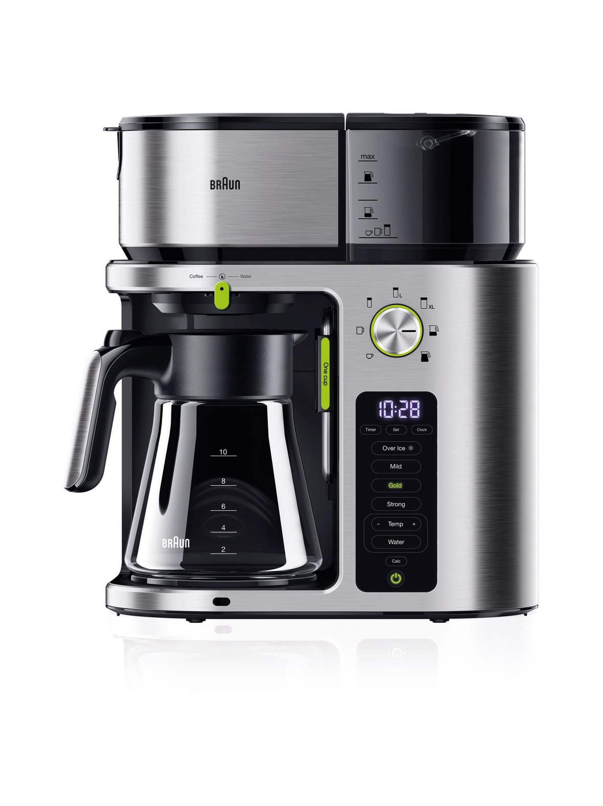 Steel Braun MultiServekahvinkeitin 18 x 38 x 33 cm Koti Stockmann