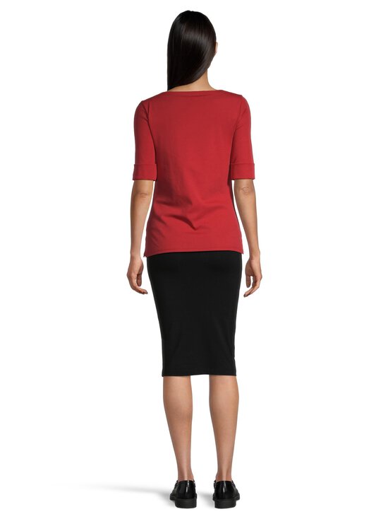 Lauren Ralph Lauren - Judy Elbow Sleeve -paita - MADISON RED | Stockmann - photo 3