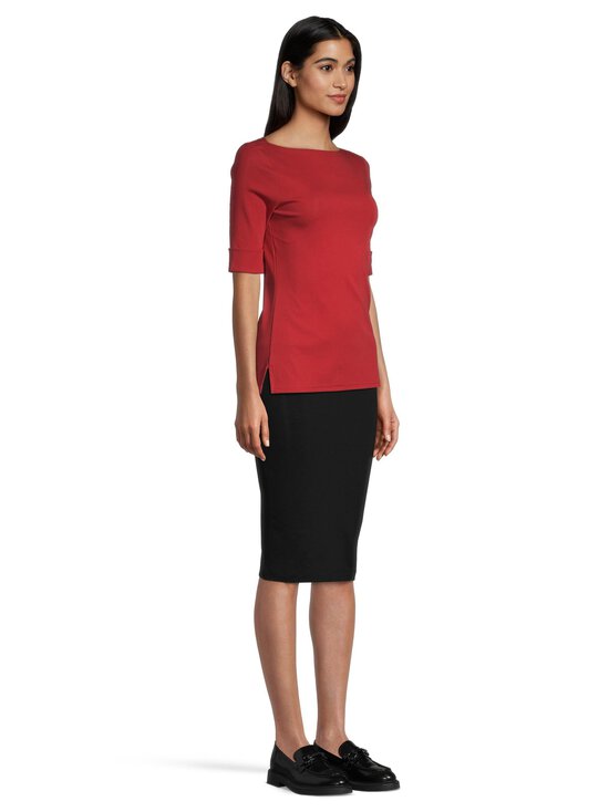 Lauren Ralph Lauren - Judy Elbow Sleeve -paita - MADISON RED | Stockmann - photo 4