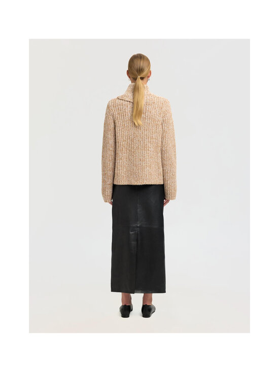 Selected - SlfChicago Split Roll džemperis - GOLDEN BROWN DETAIL:MIX | Stockmann - photo 2