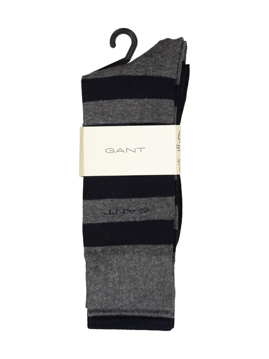 GANT - Sokid Barstripe And Solid, 2 paari - 90 CHARCOAL MELANGE - photo 2 GANT - Sokid Barstripe And Solid, 2 paari - 90 CHARCOAL MELANGE | Stockmann - photo 2