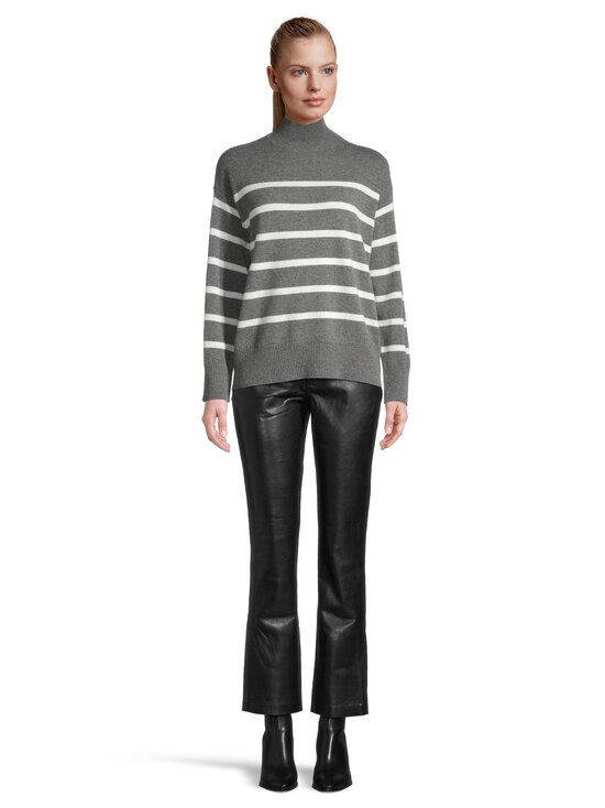 GANT - Kampsun Superfine Lambswool Stripe - 90 CHARCOAL MELANGE | Stockmann - photo 2