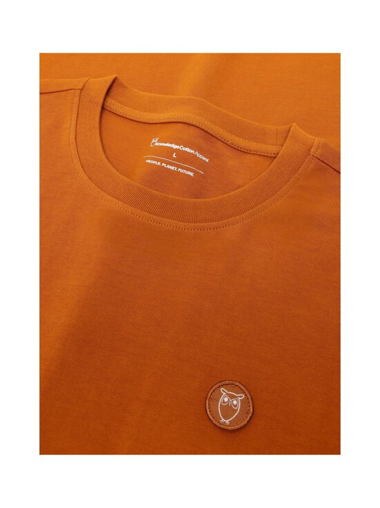 Knowledge Cotton Apparel - T-särk Loke Badge - 1485 PUMPKIN SPICE | Stockmann - photo 3