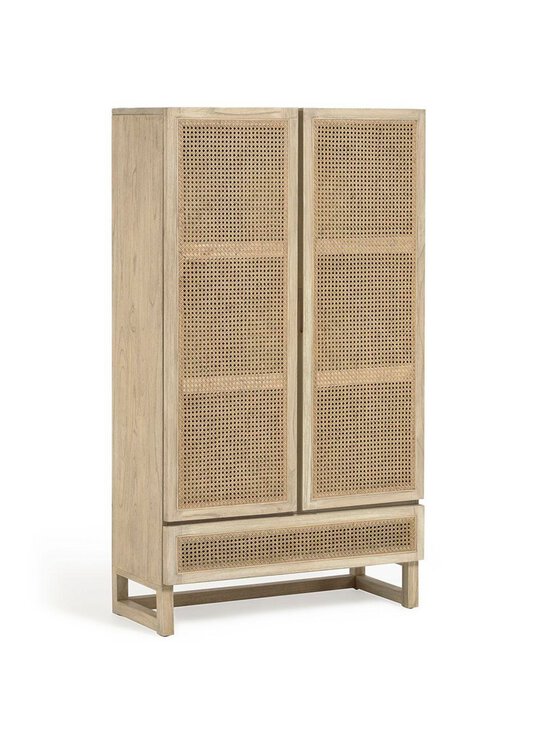 Kave Home - Rexit-kaappi mindi-puu/rottinki 90 x 160 cm - BROWN | Stockmann - photo 1