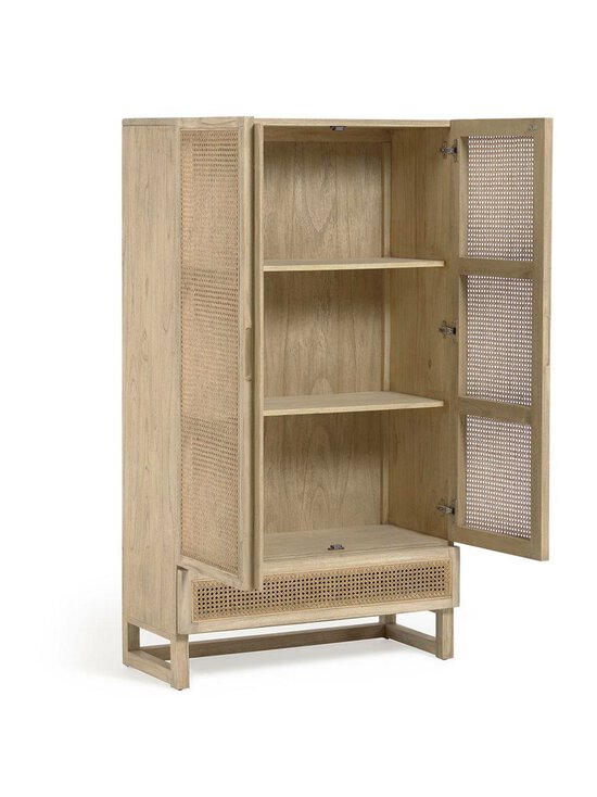 Kave Home - Rexit-kaappi mindi-puu/rottinki 90 x 160 cm - BROWN | Stockmann - photo 2