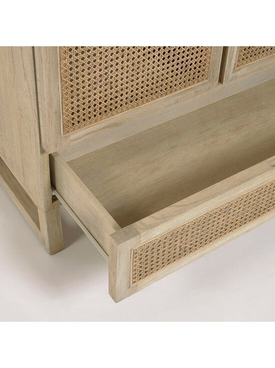 Kave Home - Rexit-kaappi mindi-puu/rottinki 90 x 160 cm - BROWN | Stockmann - photo 3