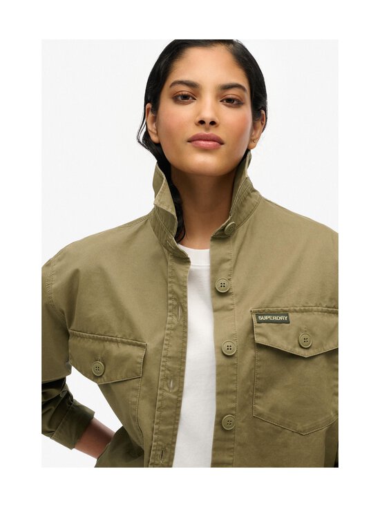 Superdry - Military Embroidered Oversized -päällyspaita - NY8 MOSS KHAKI - photo 3 Superdry - Military Embroidered Oversized -päällyspaita - NY8 MOSS KHAKI | Stockmann - photo 3