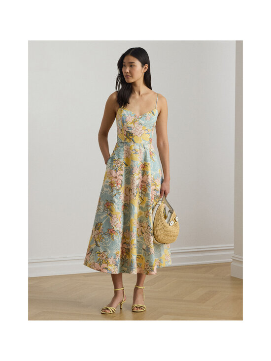 Lauren Ralph Lauren - Fit & Flare -mekko - CREAM/BLUE MULTI | Stockmann - photo 4